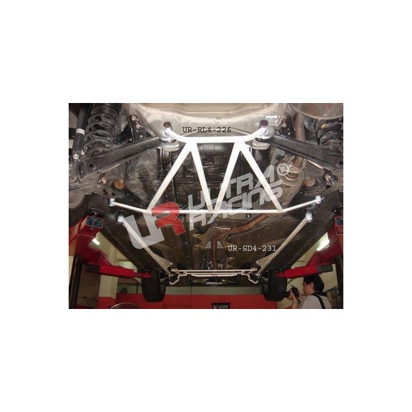 Audi A8/S8 03-10 D3 UltraRacing 4P Mid Lower Brace 1875