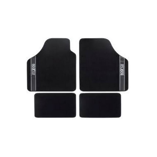 SET ALFOMBRAS MOQUETA SPARCO NEW STRADA B NEGRA
