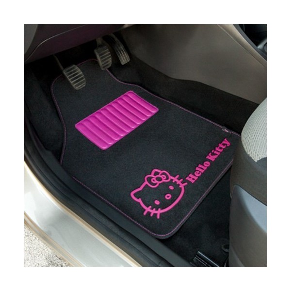 ALFOMBRA HELLO KITTY NEGRA CS 4