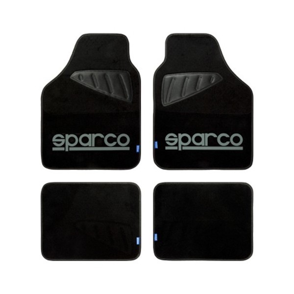 ALFOMBRA MOQUETA SPC GRIS 4 PIEZAS CS 4