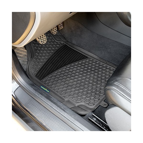 ALFOMBRA GOMA NEGRA 4PCS PANAL