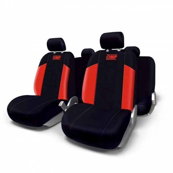 Juego completo de 11 fundas para asientos de coche, de cuero sintético de  primera calidad, para asientos delanteros y traseros, se adapta a la  mayoría