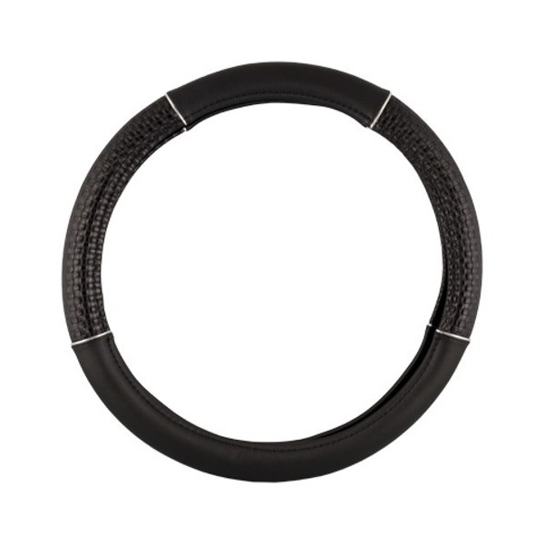 FUNDA VOLANTE INSERTO NEGRO CROMO CS 6