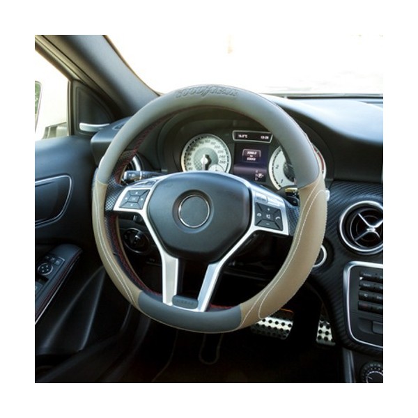 FUNDA VOLANTE GRIS/MARRON CONFORT GY CS6