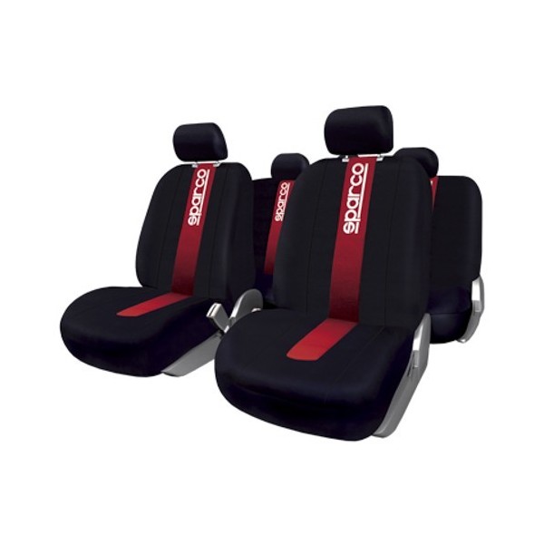 JUEGO FUNDAS CLASSIC ROJO SPARCO CS6