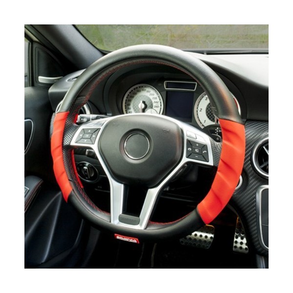 FUNDA VOLANTE SPC ROJO/NEGRO CS10