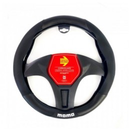 FUNDA VOLANTE MOMO TUNING UNIVERSAL COLOR NEGRO