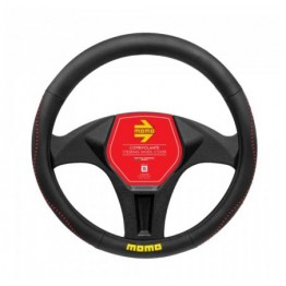 FUNDA VOLANTE MOMO STREET UNIVERSAL NEGRO Y ROJO
