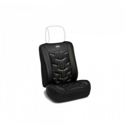 RESPALDO DE ASIENTO CARRERA NEGRO-GRIS
