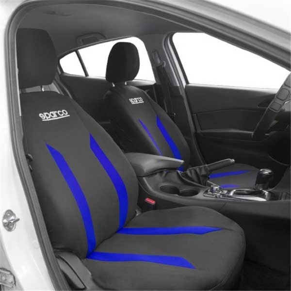 JUEGO FUNDAS SABBIA NEGRO/AZUL