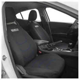 JUEGO FUNDAS CORSA NEGRA/AZUL