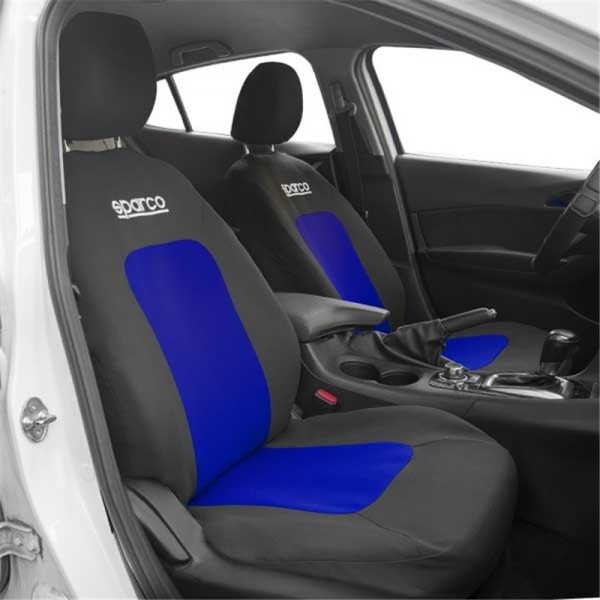 JUEGO FUNDAS SPORT NEGRO/AZUL