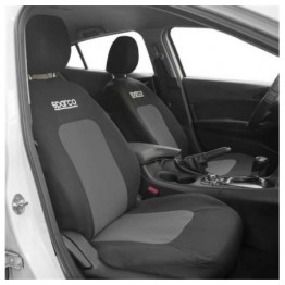 JUEGO FUNDAS SPORT NEGRO/GRIS