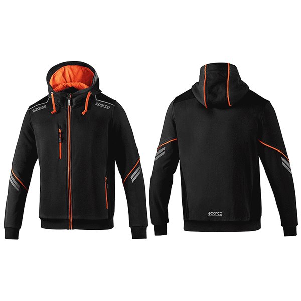 SUDADERA TECH FULL ZIP SPARCO