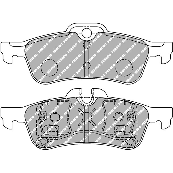 FDS1676 PASTILLA FERODO PERFORMANCE FDS1676FDS1676