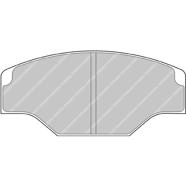 FRP201R PASTILLAS FERODO DS3000 FRP201R
