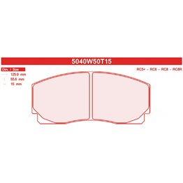 5040W50T15RC5 PASTILLAS CL BRAKES