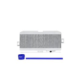 Subaru WRX STI Performance Top-Mount Intercooler Kit, Silver Cooler, Red Hoses, 2008-2014