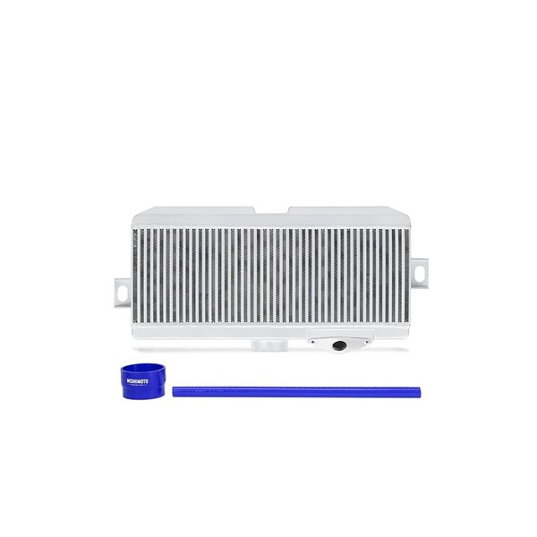 Subaru WRX STI Performance Top-Mount Intercooler Kit, Silver Cooler, Red Hoses, 2008-2014
