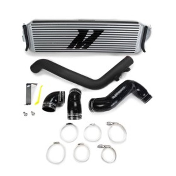 Honda Civic Type R Performance Intercooler Kit, 2017+, Silver Intercooler, Red Piping
