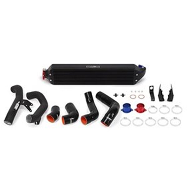 Honda Civic 1.5T/Si Performance Intercooler Kit, 2016+ Black Intercooler, Red Pipes