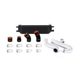 Ford Mustang EcoBoost Performance Intercooler Kit, 2015+ Silver Intercooler Polished Pipes