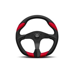 VOLANTE MOMO QUARK 350 NEGRO/RED 350MM