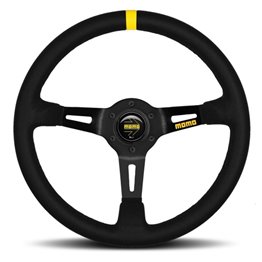 VOLANTE MOMO MOD.08 350 NEGRO SUEDE 350MM