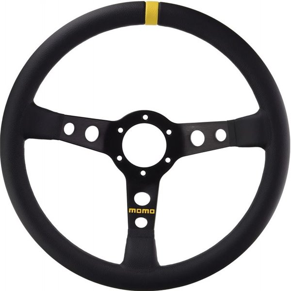 VOLANTE MOMO MOD.07 350 NEGRO PIEL 300MM