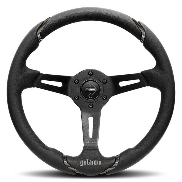 VOLANTE MOMO GOTHAM NEGRO 350 350MM