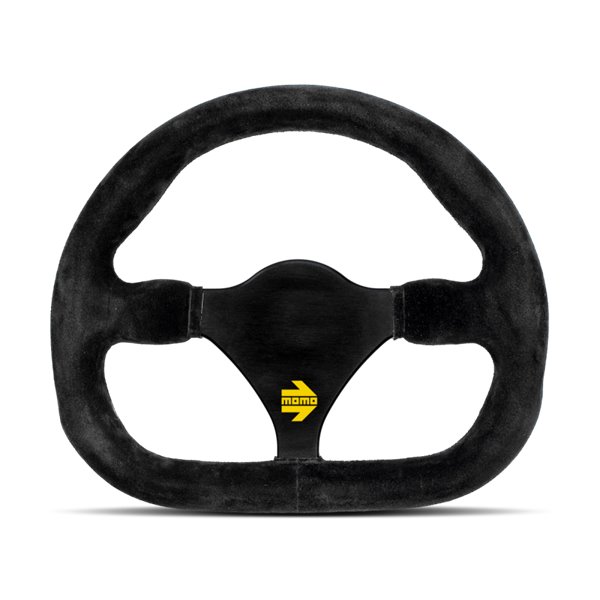 VOLANTE MOMO F1 MOD.27 290 NEGRO SUEDE 290MM