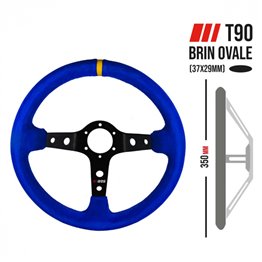 Volante RRS CORSA - F90 350mm - Ante azul