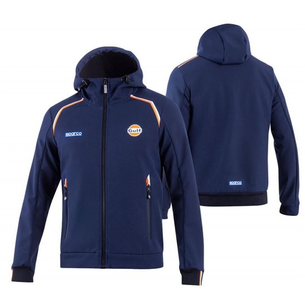 GULF SL HOODED SOFTSHELL CAZADORA CON CAPUCHA