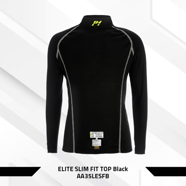 CAMISETA NEGRA P1 SLIM FIT