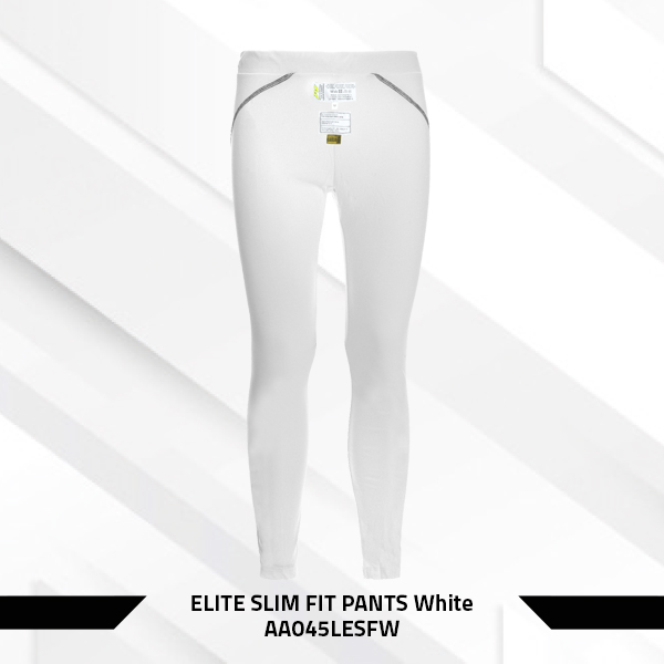 PANTALON BLANCO P1 ELITE SLIM FIT