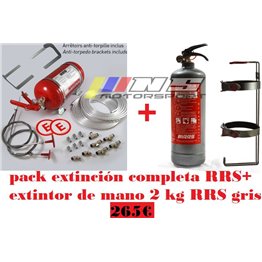 PACK EXTINCION COMPLETA+ EXTINTOR MANO 2KG
