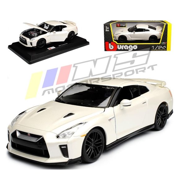 NISSAN GT-R 35 BLANCO PERLA 1:24 BBURAGO