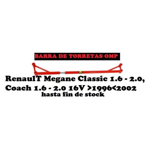 MEGANE 1 1.6 2.0 96-02 BARRA TORRETAS OMP