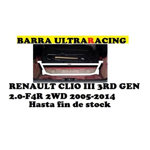 CLIO TODOS DESDE 2005 HASTA 2013 BARRA ULTRARACING
