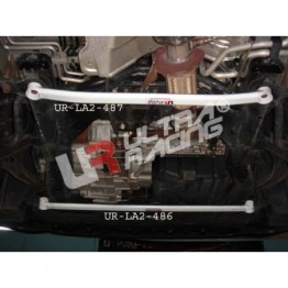 Hyundai Coupe 96-99 UltraRacing 2x 3-Point Floor Bars 1584