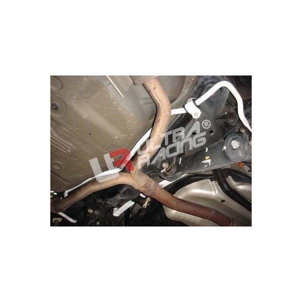 Hyundai Genesis 08+ 2.0T UltraRacing 4-Point Mid Lower Bar