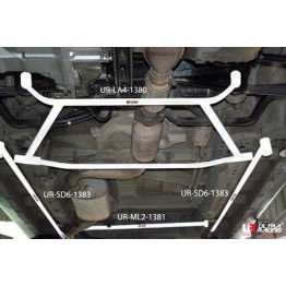 Hyundai Genesis 08+ 2.0T UltraRacing 4-Point Rear Lower Bar