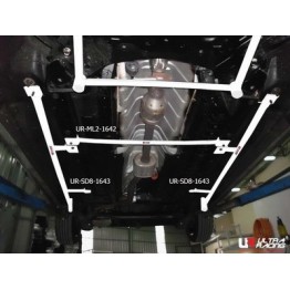 Lexus RX350 09+ AL10 UltraRacing 2x2P Rear Lower Side Bars