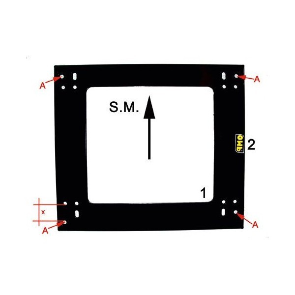 BASE ASIENTO OMP OPEL CORSA C  Right 00-05  