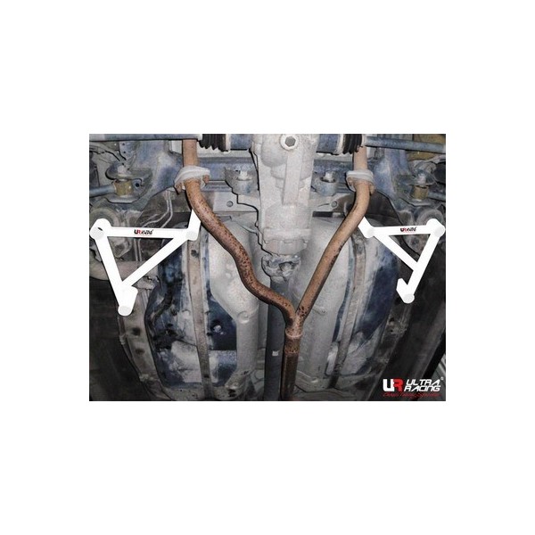Mitsubishi EVO X UltraRacing 2x 2-Point Rear Side Bars 1424P