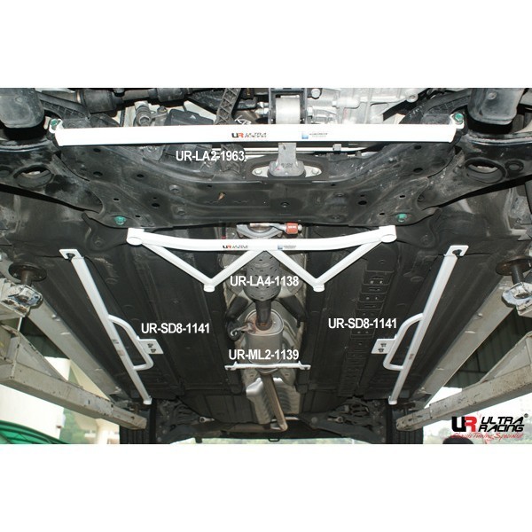 Nissan Skyline GTR R33 Ultra-R Rear 2x 3-Point Rear Braces