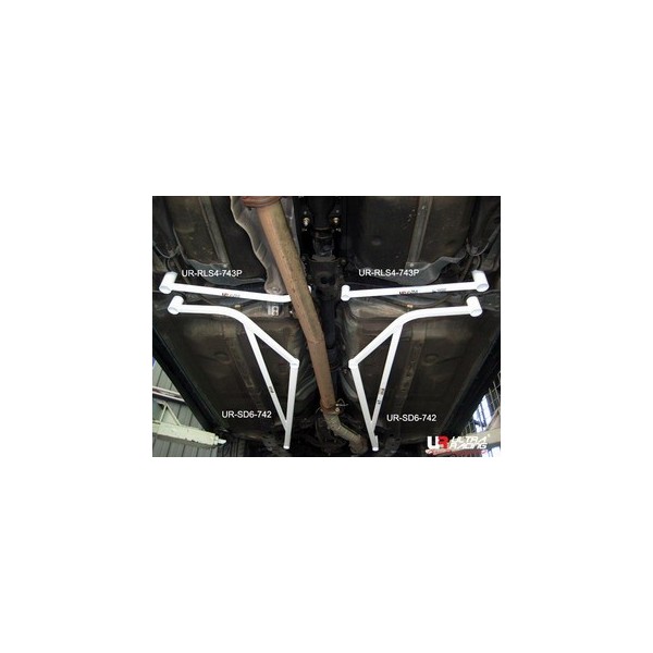 Peugeot 3008 09+ 1.6 UltraRacing 4-Point Rear Lower Brace