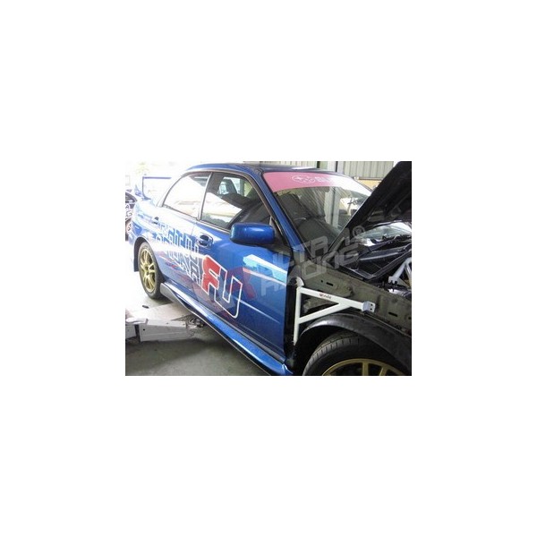 Peugeot 407 04-10 2.0 UltraRacing 2x 2-Point Rear Side Bars