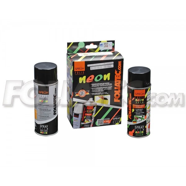 GOMA LIQUIDA NEON 2 PC. SET  VERDE 1 X 400 ML +  BASE COAT 1 X 400 ML