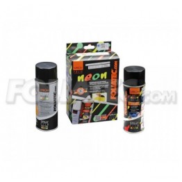 GOMA LIQUIDA NEON 2 PC. SET  AZUL 1 X 400 ML +  BASE COAT 1 X 400 ML